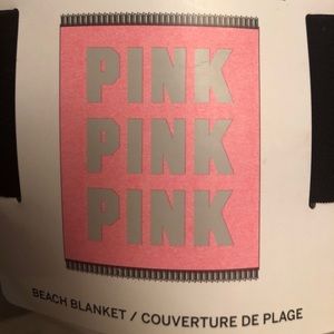 PINK Victorias secret beach blanket